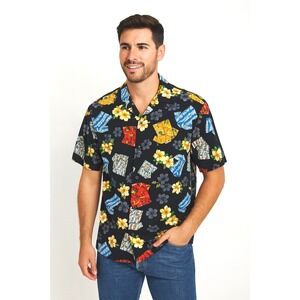 Aloha Republic Made in Hawaii Hawaiian Shirt of Shirts XL Floral Vacation Resort